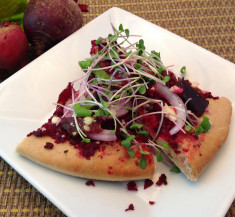 Beet and Bacon Pizza