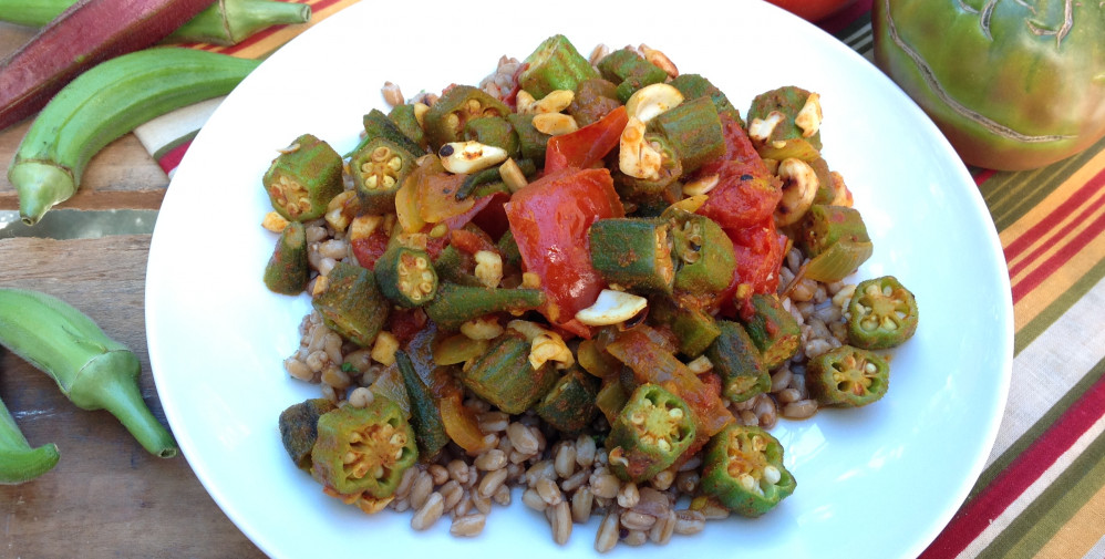 Curried Okra and Tomatoes
