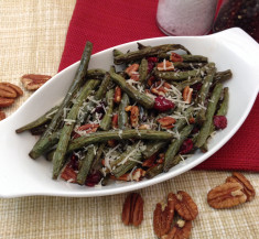 Green Beans with Pecans and Cranberries
