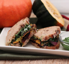 Autumn Roasted Veggie Sandwich