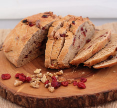 Cranberry Walnut Rustic Bread