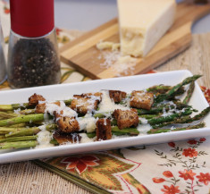 Caesar Style Grilled (or Roasted) Asparagus