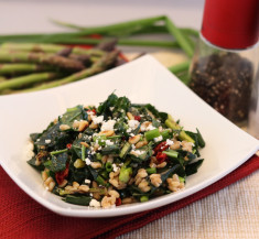 Kale and Asparagus Farro Salad