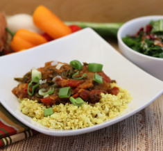 Slow Cooker Goat and Vegetable Curry