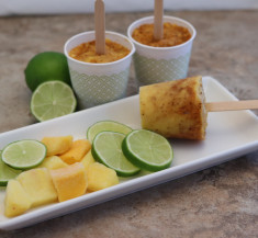 Tropical Chile Lime Popsicles