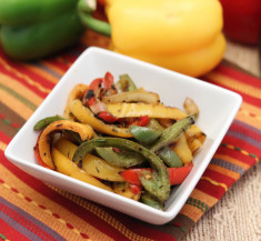 Simple Sautéed Peppers and Onions