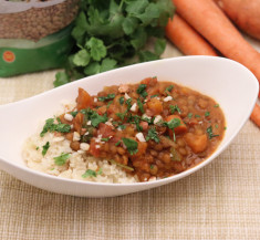Slow Cooker Curried Lentils