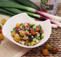 Mediterranean Black Eyed Peas Salad