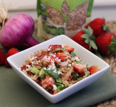 Strawberry Basil Farro Salad