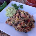 Mexican Quinoa with Lazy Guacamole-Eat-Real-America