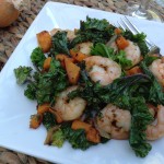Shrimp Sweet Potato and Kale Skillet-Get-Real-Wichita-Kansas
