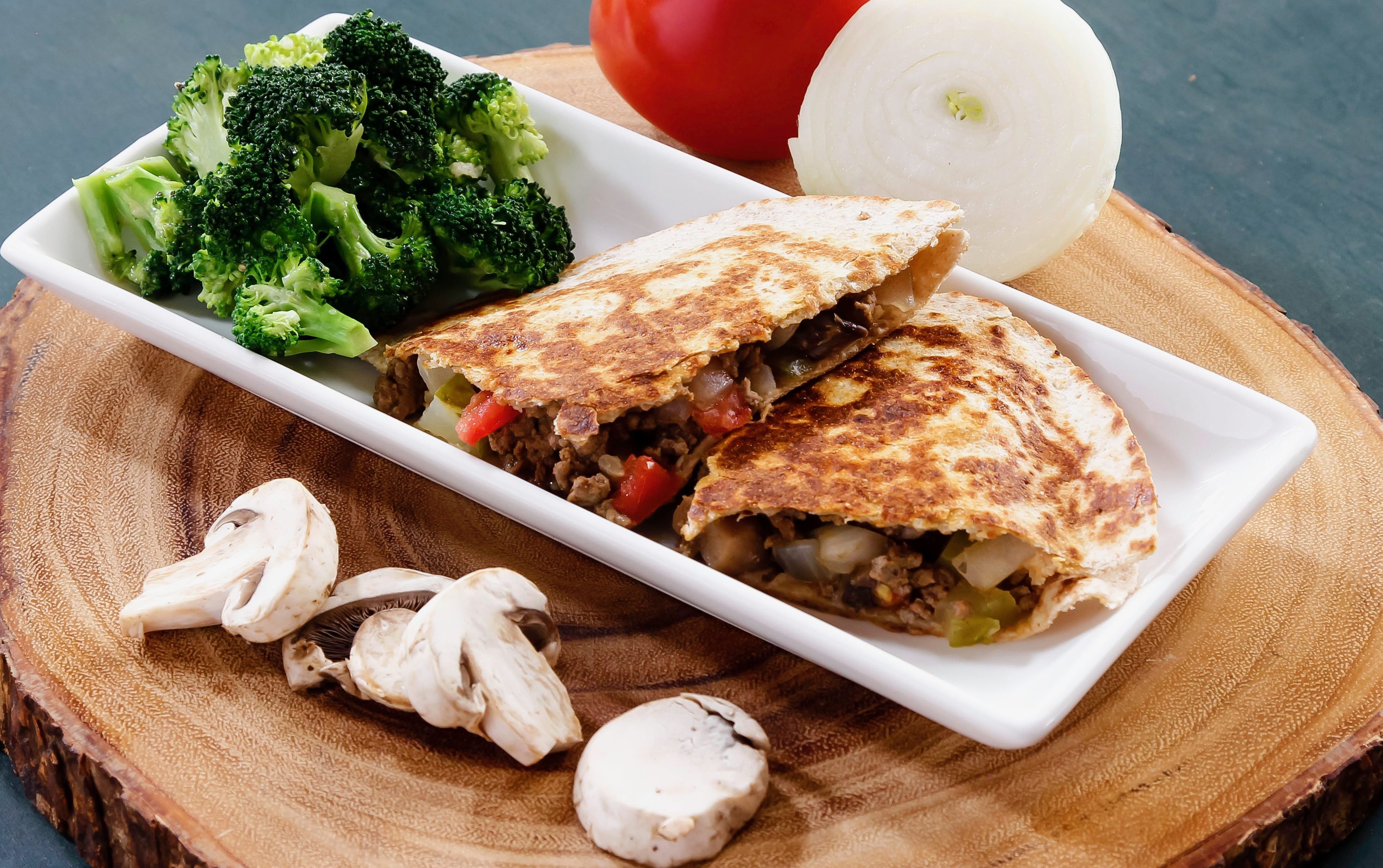 Cheeseburger Quesadillas Eat REAL America