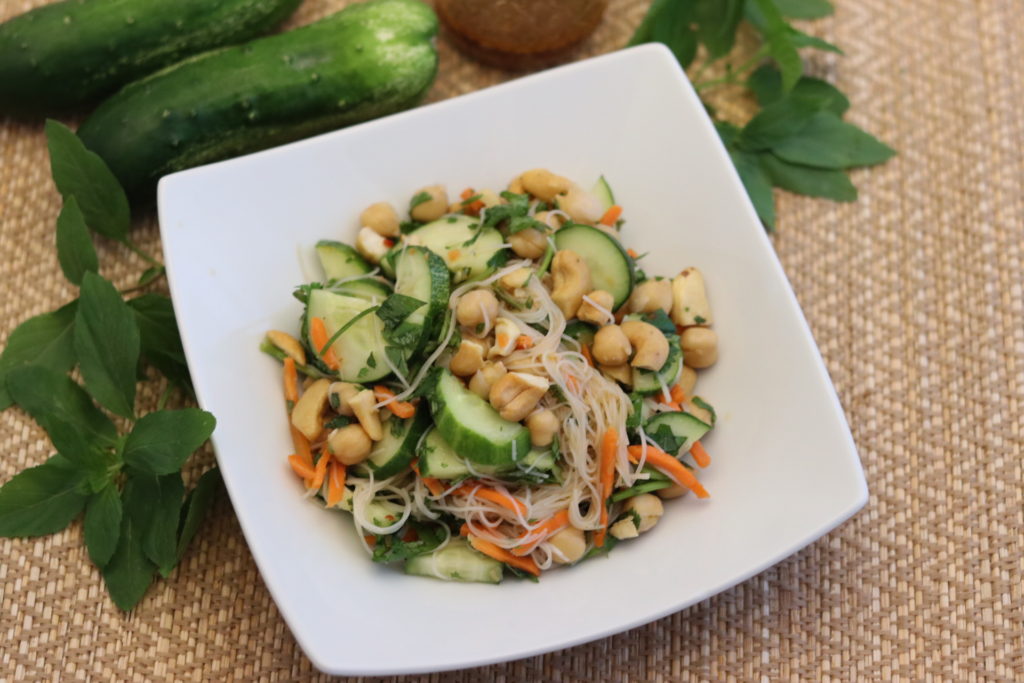 Photo of the Chilled Noodle Summer Salad from the Eat REAL America website