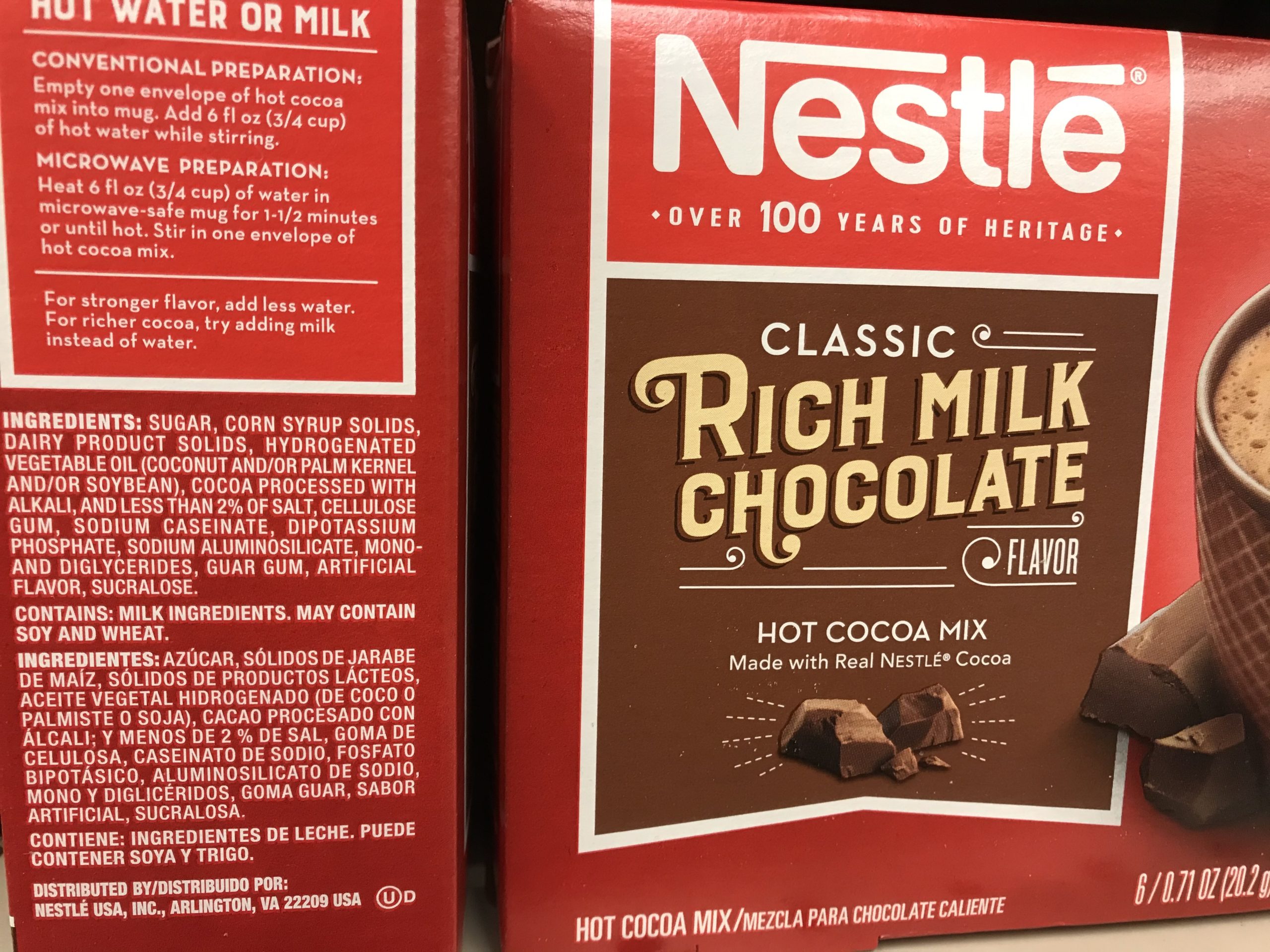 Nestlé Milk Chocolate Hot Cocoa Mix (6 x 60 packets)Nestle's Chocolate