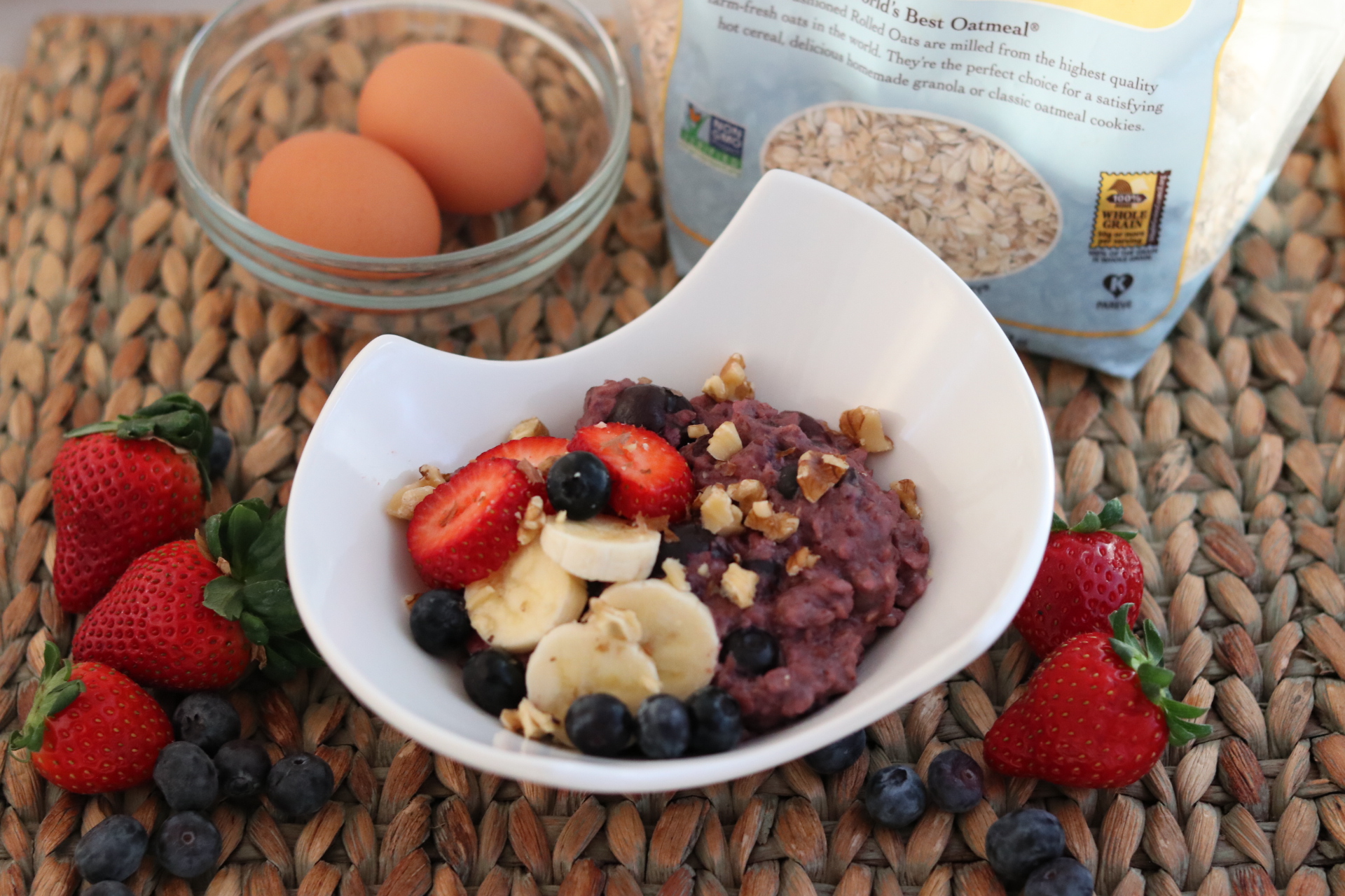 Protein Powered Oatmeal with Fruit | Eat Real Food Recipe
