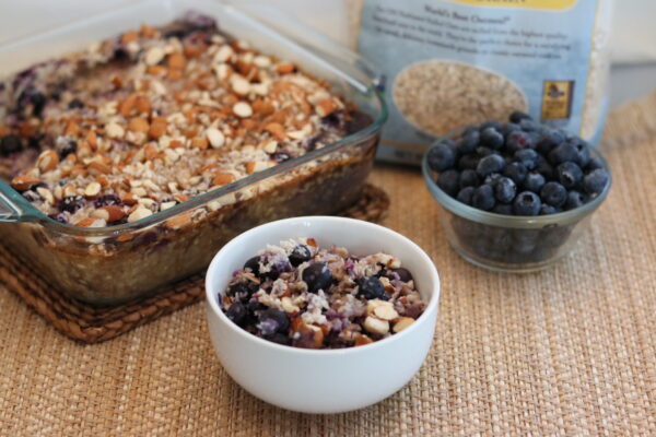 Photo of the Blueberry Baked Oatmeal from the Eat REAL America website